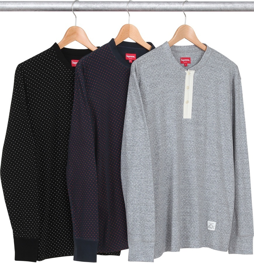 Polka Dot Thermal Henley